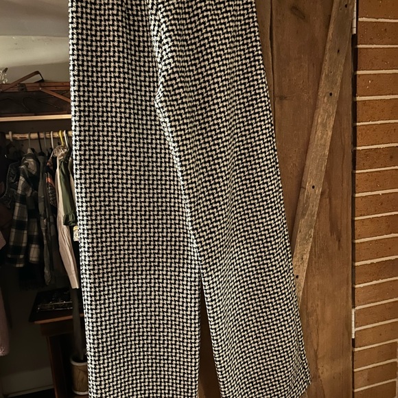 Zara houndstooth tweed pants size 2 - Picture 4 of 4